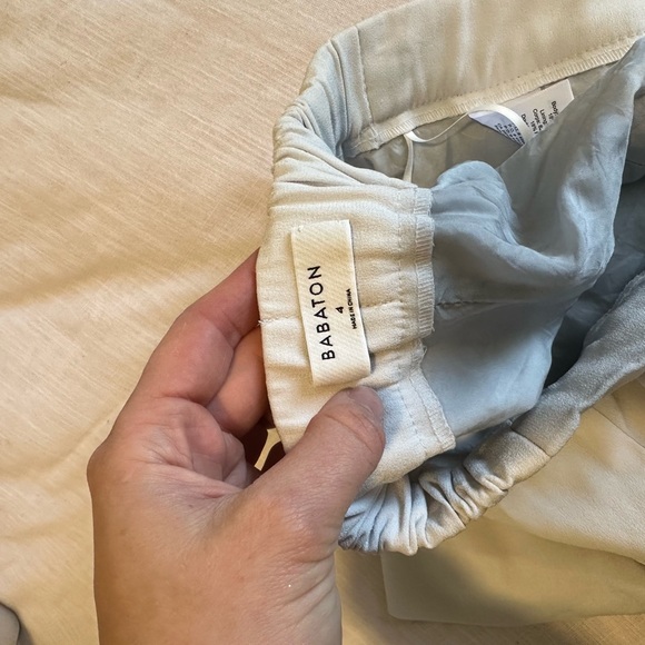 Light Blue Babaton Shorts - Picture 2 of 4